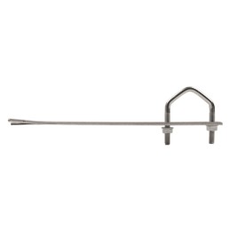 Garra empotrar pletina 280 mm.